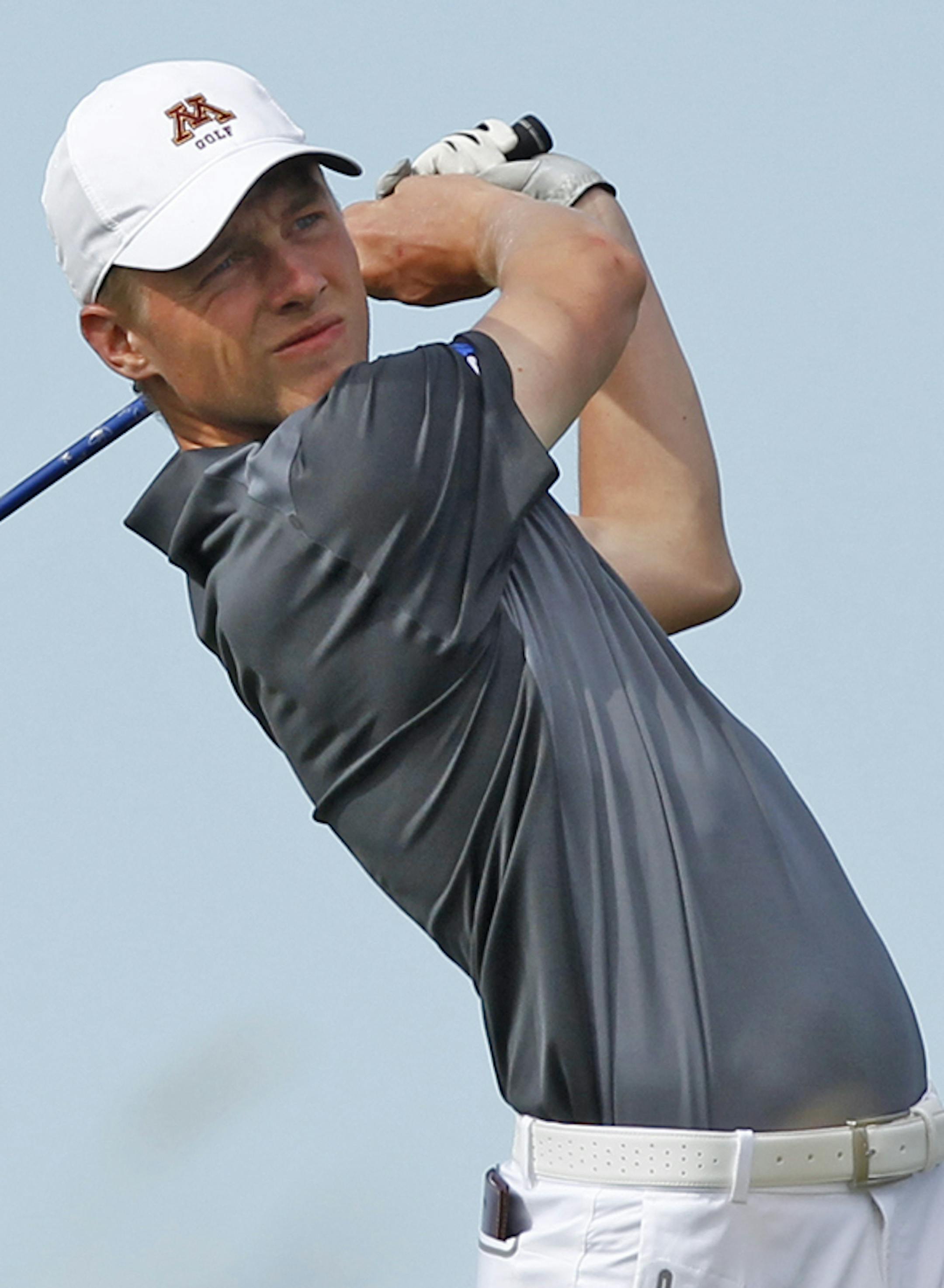 University of Minnesota photo. 2014 Windsong Farm gc. Runar Arnorsson men's golf. Gophers.