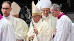 Pope Francis leads a Mass in Malmo, Sweden, where he had traveled for a ceremony ahead of the 500th anniversary of the Protestant Reformation, Nov. 1,