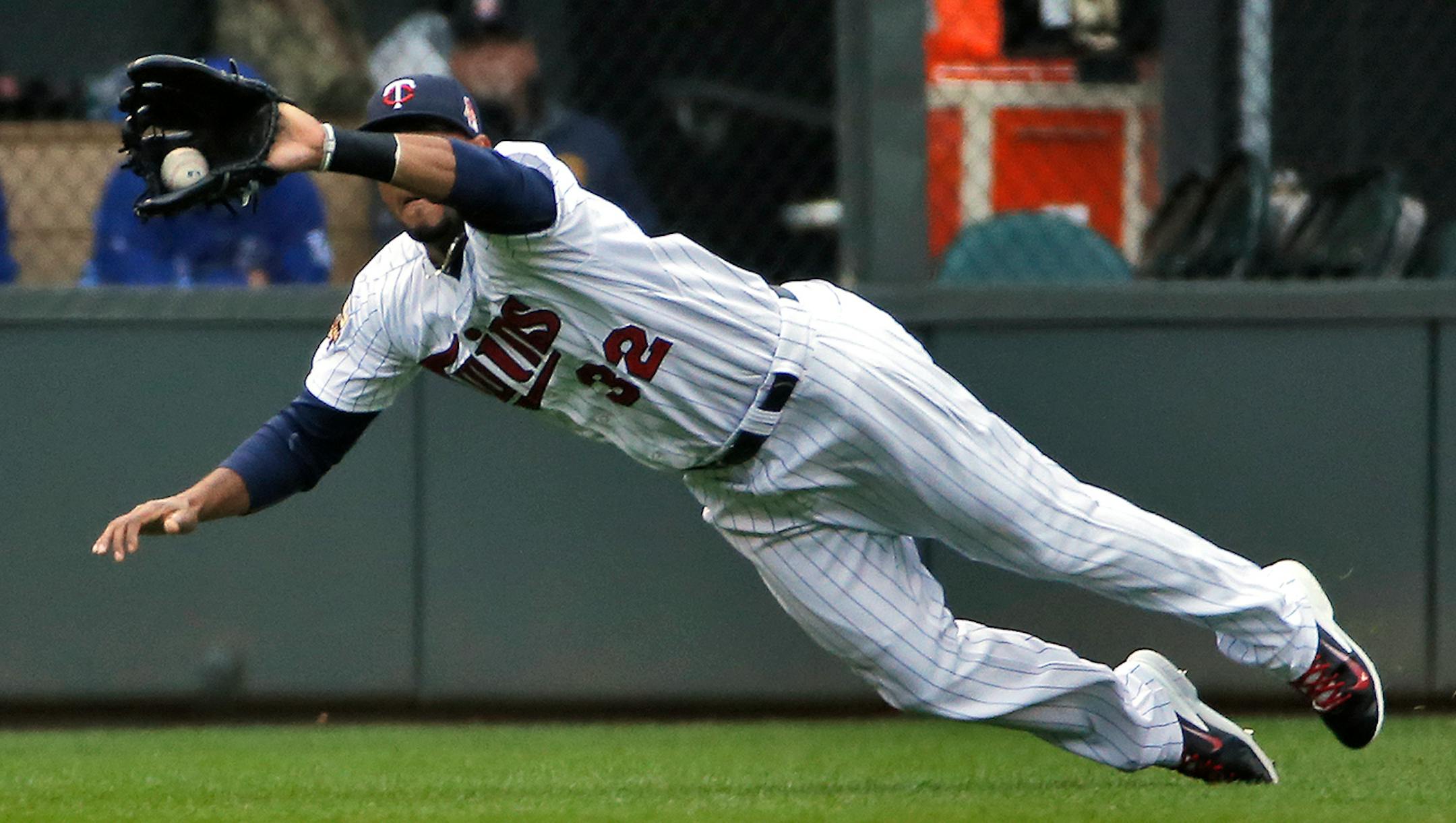 Twins centerfielder Aaron Hicks