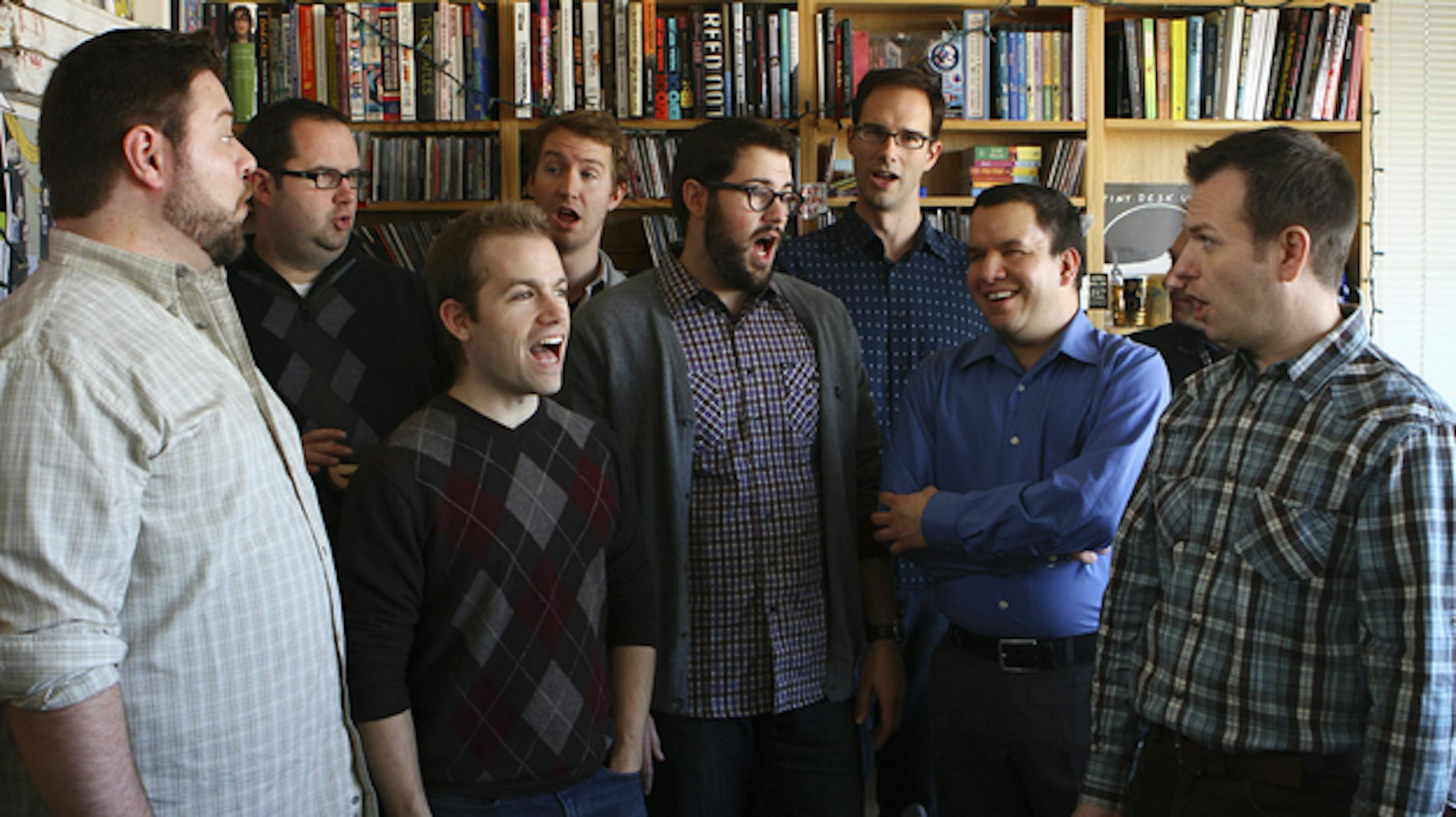 Cantus performs a Tiny Desk Concert on Dec. 3, 2012.