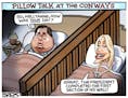 Sack cartoon: The Conways
