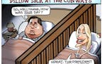 Sack cartoon: The Conways