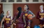 Guard Deja Winters, a transfer from North Carolina A&T, scored a game-high 17 points in Minnesota’s 48-32 victory over George Washington on Sunday.