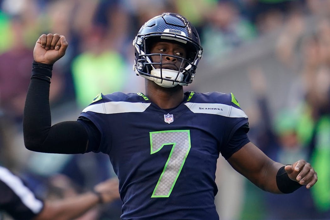 Seahawks quarterback Geno Smith has more wins this season than in his previous six years combined.