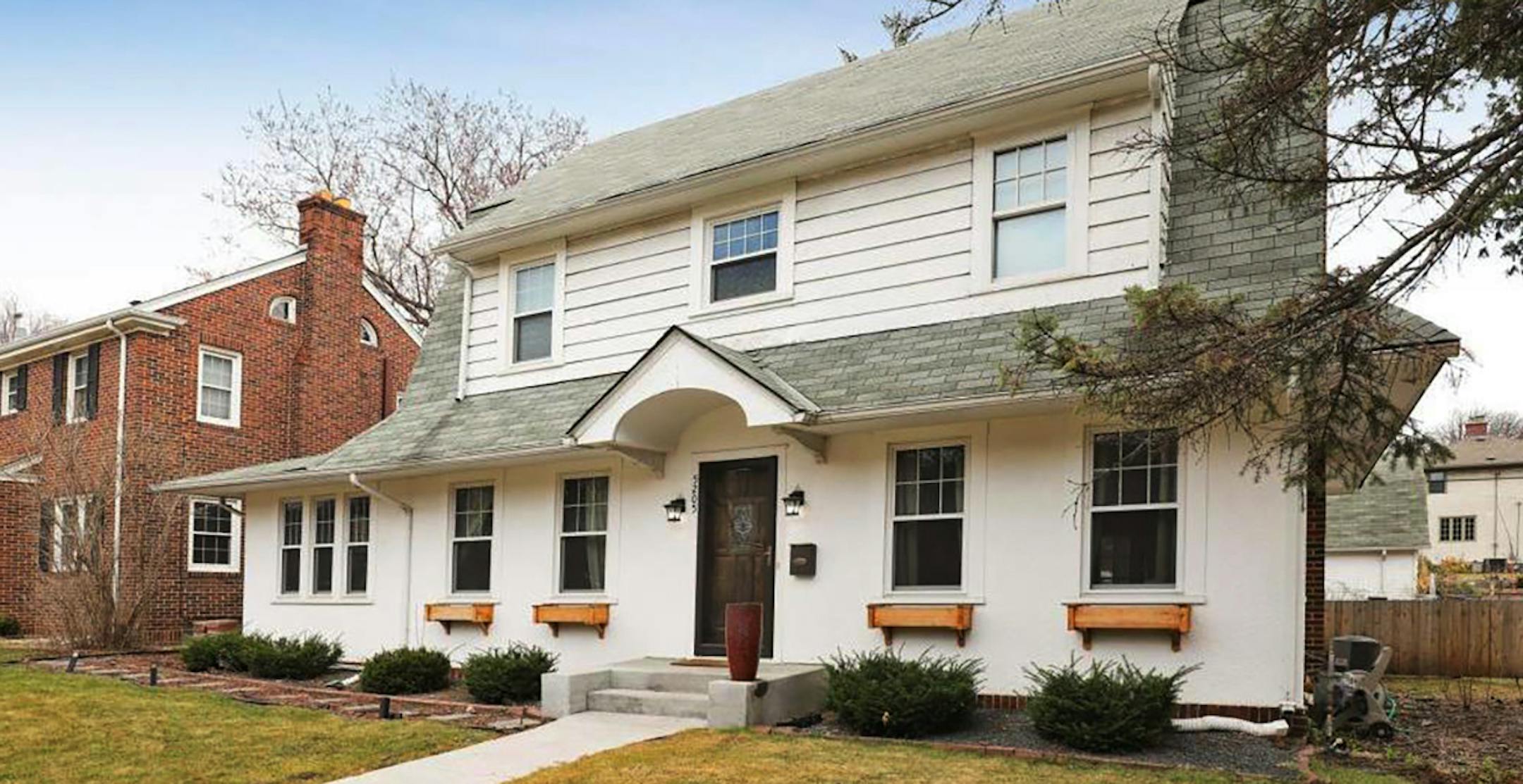 Minneapolis
Built in 1917, this four-bedroom, four-bath house located in the Page neighborhood has 3,044 square feet and features, three bedrooms on one level, fireplace, hardwood floors, formal dining room, French doors, updated kitchen, full basement, porch, patio and two-car detached garage and fenced yard. Listed by Beccah Leindecker, Realty One Group Choice, 763-486-3383.
