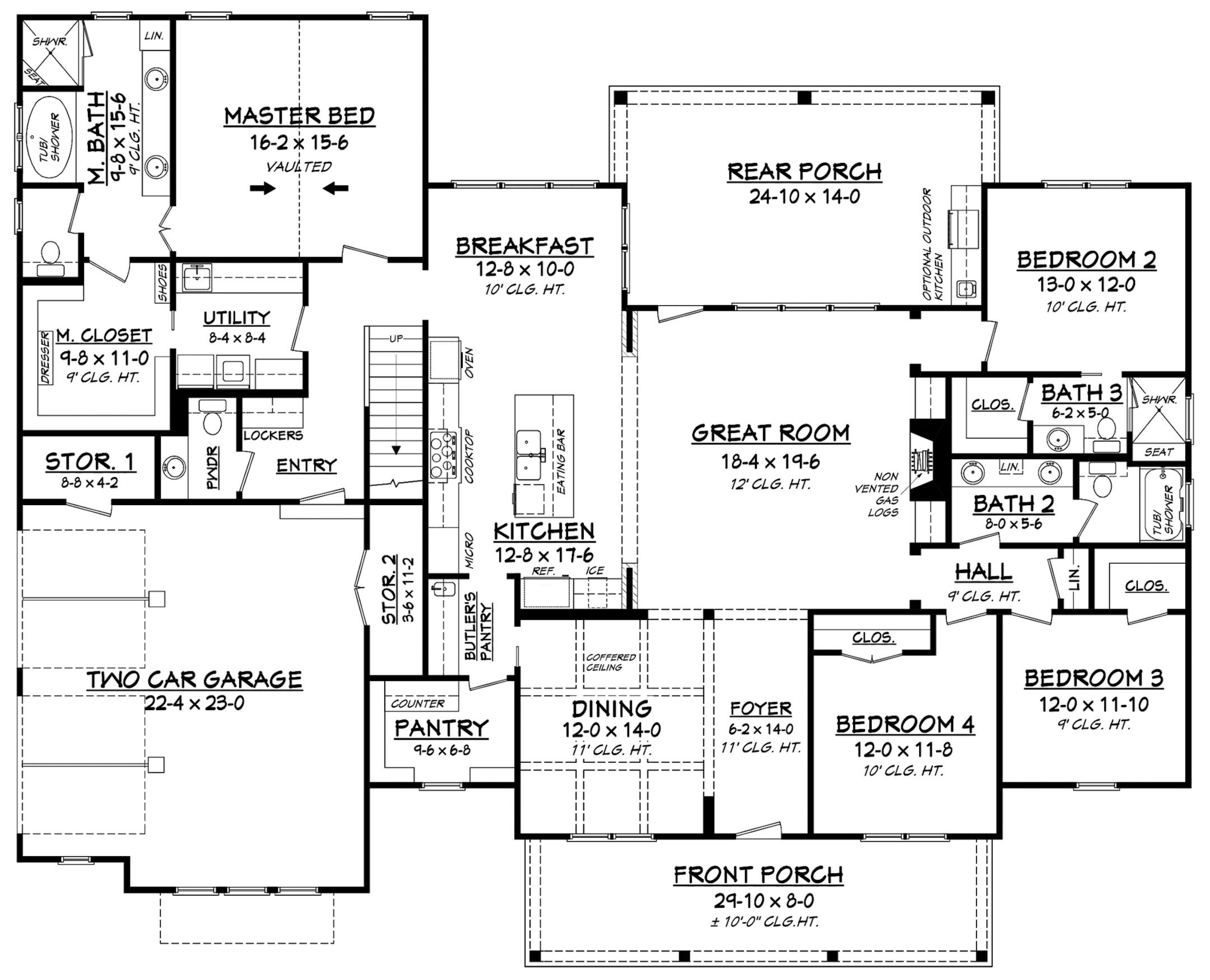 Home plan: A contemporary take on the classic farmhouse.