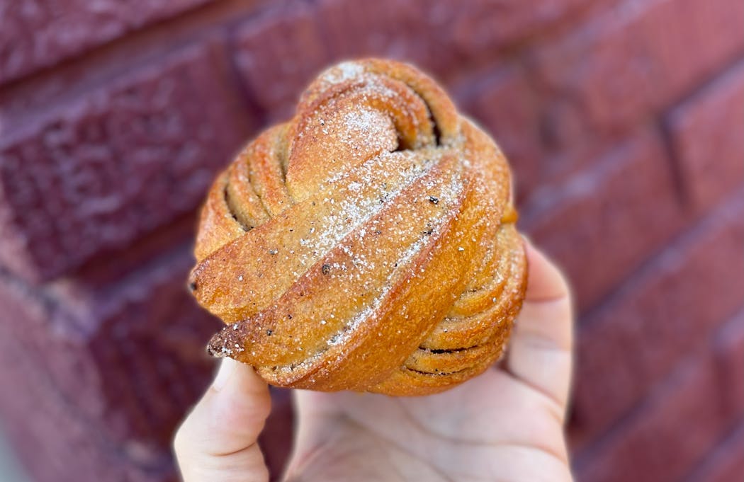 Brake Bread’s cardamom spinners are a day brightener on West 7th.