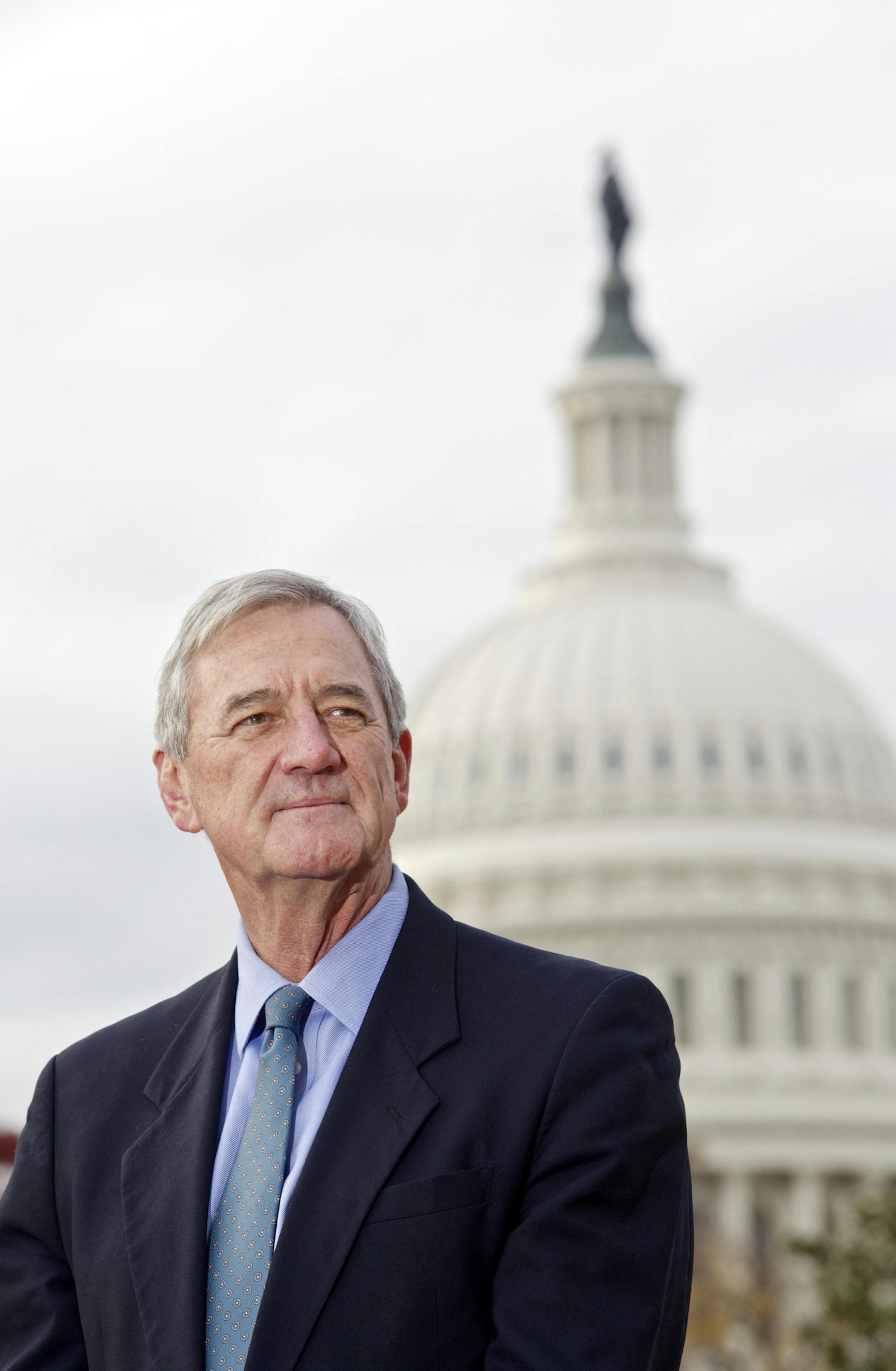 Rep.-elect Rick Nolan, D-Minn. represents Minnesota's 8th District. Nolan arrived in Washington, D.C. this week to register for orientation. He served three terms in Congress from 1975 until 1980 in Minnesota's 6th disrict. ORG XMIT: MIN1211171459460111