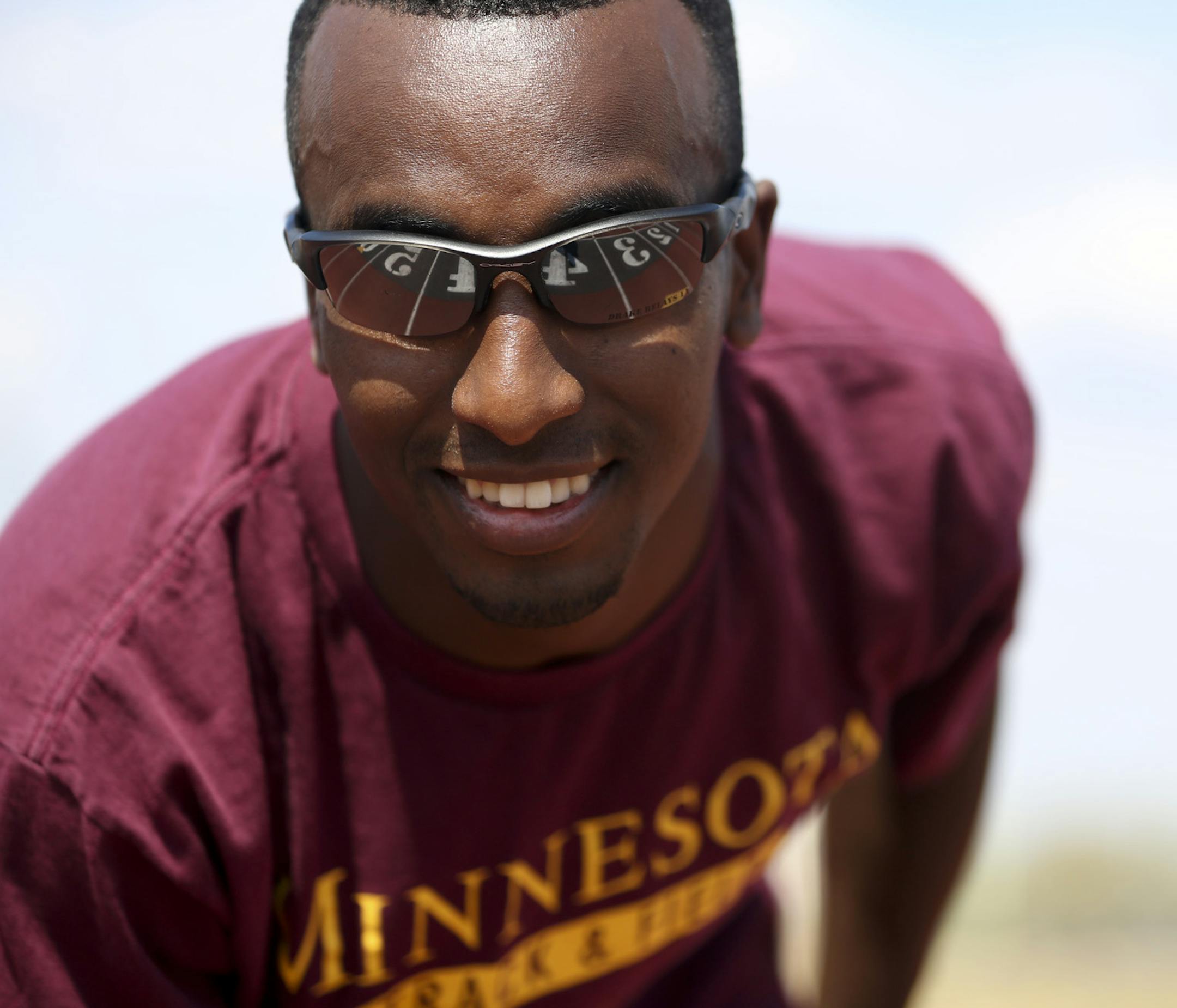 Gophers runner Harun Abda, who has 16 siblings, likes running in front in races rather than being in the pack. He is a six-time All-America and one of the 800-meter favorites in the Big Ten meet.