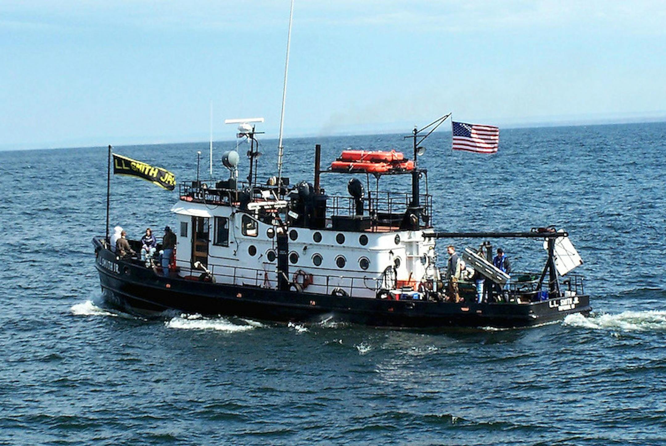 The University of Wisconsin Superior has received a $1 million gift to bring back a floating classroom like the L.L. Smith Jr., shown here on Lake Superior in the early 2000s.