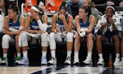 Lynx players, shown earlier this season on the bench during a loss, suffered another defeat on Thursday in Indianapolis.