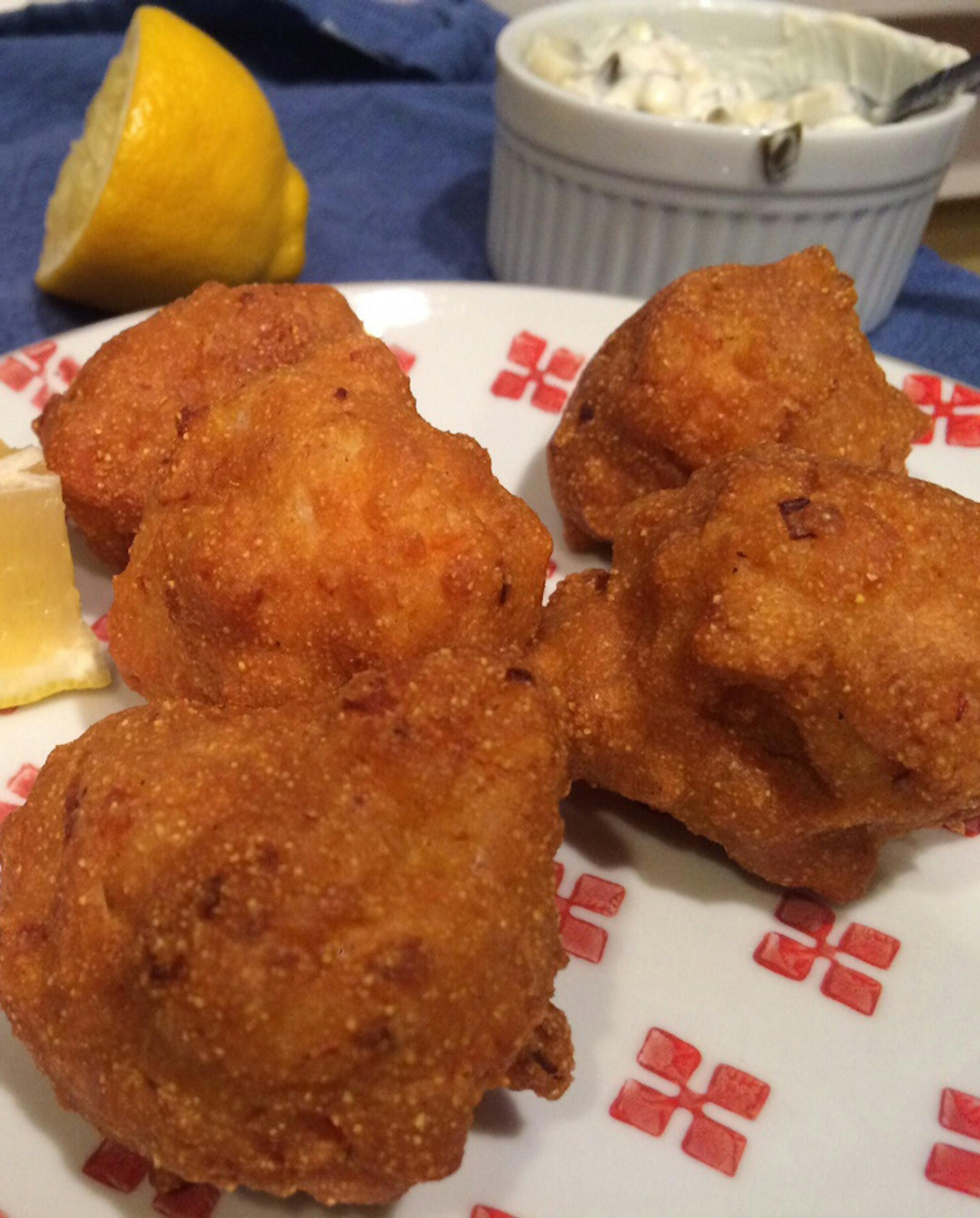 Shrimp hush puppies. Photo by Amelia Rayno amelia.rayno@startribune.com
