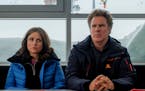 Julia Louis-Dreyfus and Will Ferrell in "Downhill," a remake of the Swedish film "Force Majeure."