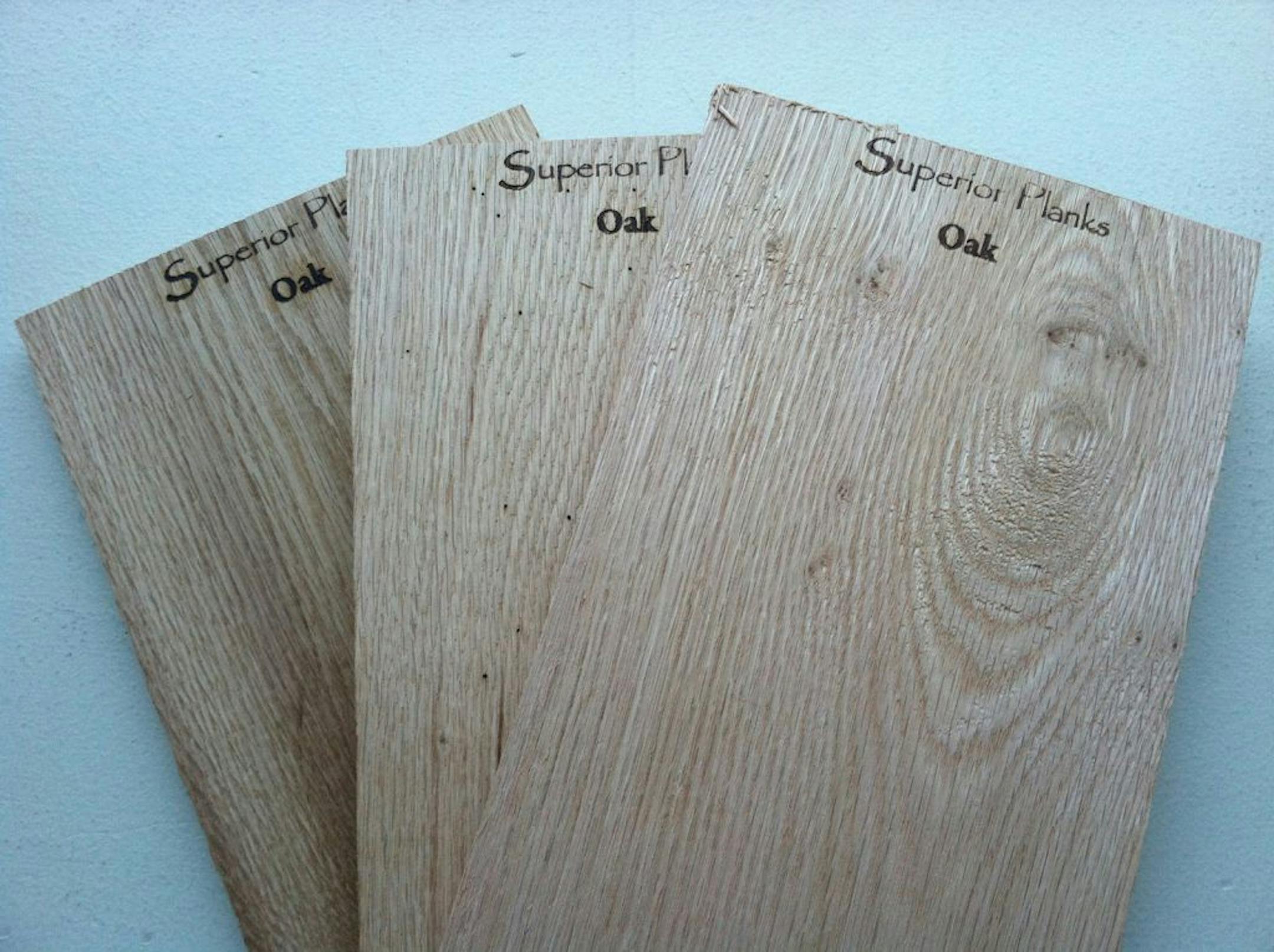 Wood cooking planks from Superior Planks. for locally sourced
