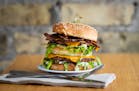 The Dirty Secret, complete with vegan bacon, is J. Selby’s take on the Big Mac.