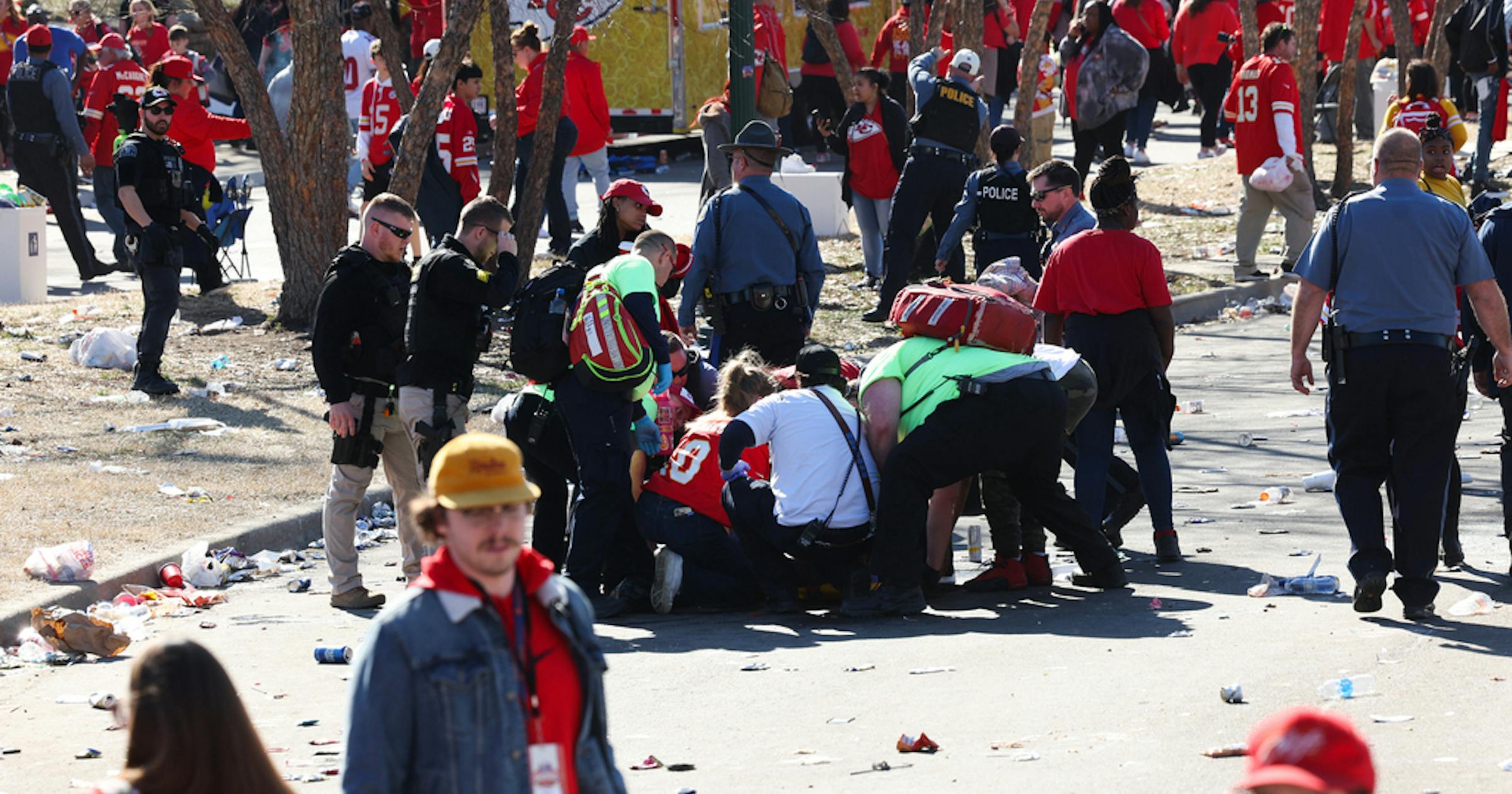 Dispute may have led to the mass shooting after the Chiefs Super Bowl parade, police say Dispute may have led to the mass shooting after the Chiefs Super Bowl parade, police say