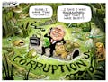 Sack cartoon: Scott Pruitt's swamp