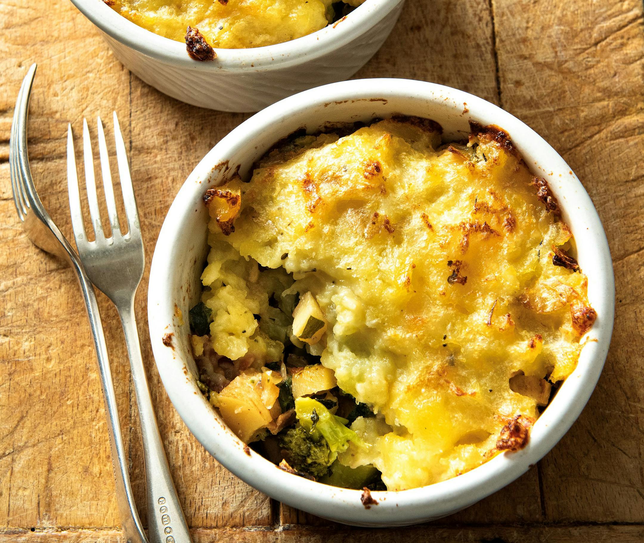 A vegetarian version of shepherd's pie leans on roasted root vegetables and fresh herbs. Recipe by Beth Dooley, Photo by Mette Nielsen, Special to the Star Tribune