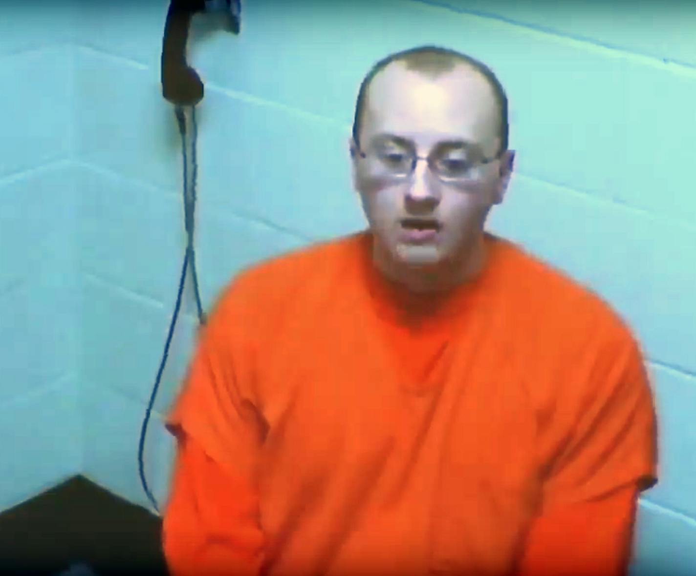 Jake T. Patterson, 21, made an appearance via video during a January hearing in Barron County District Court.