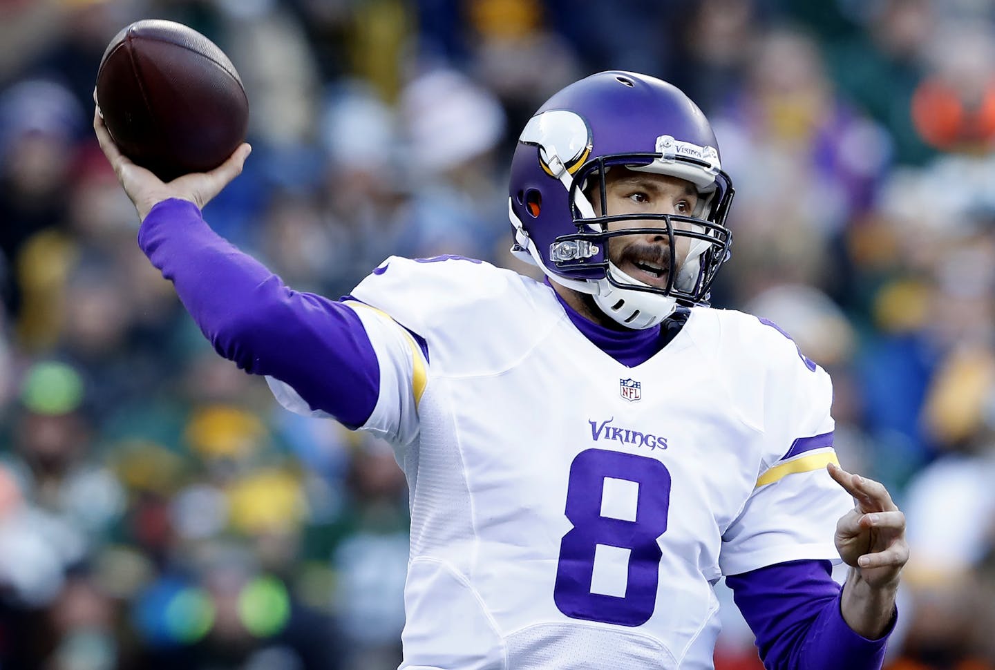 Vikings quarterback Sam Bradford.