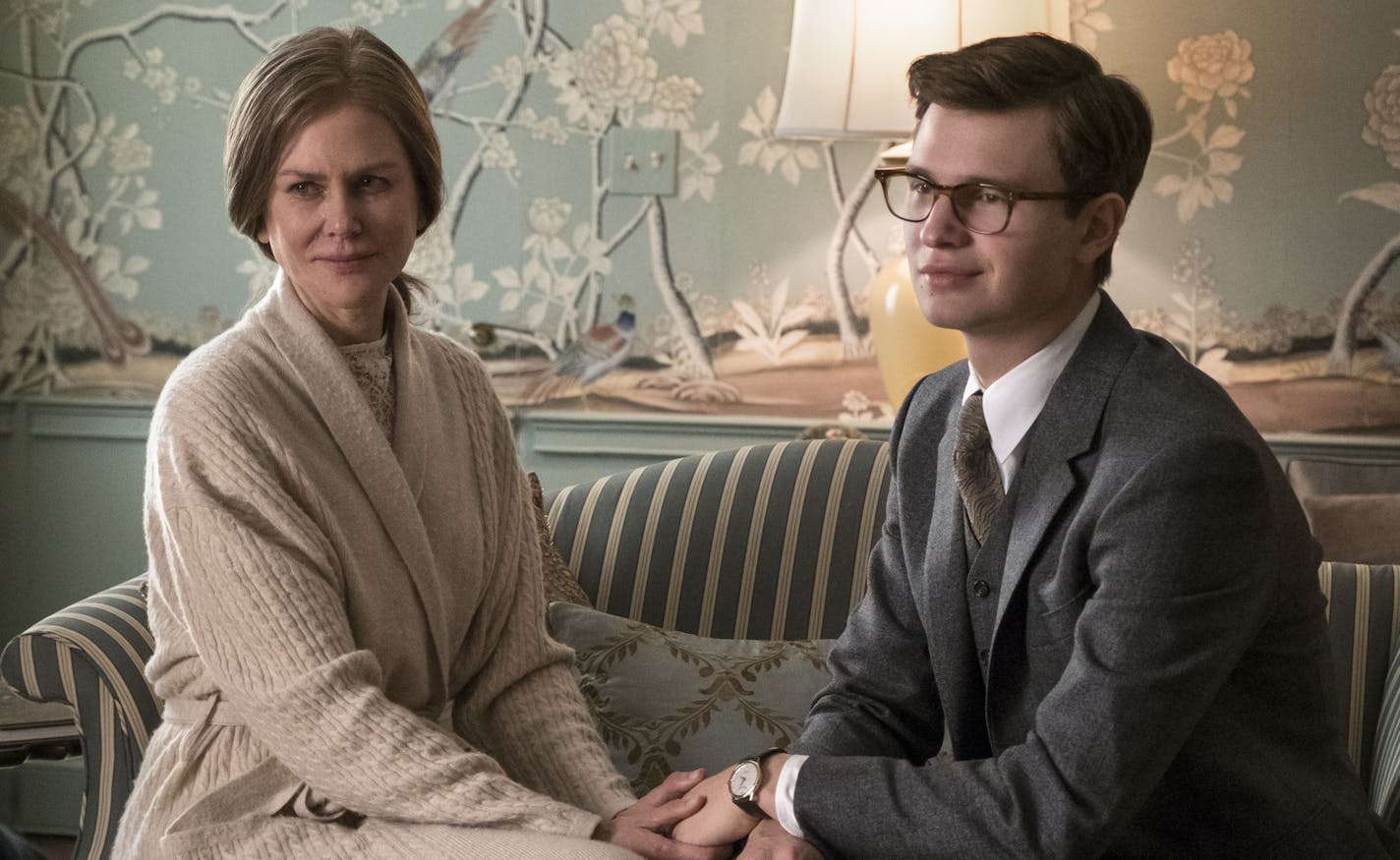 Nicole Kidman and Ansel Elgort in "The Goldfinch."