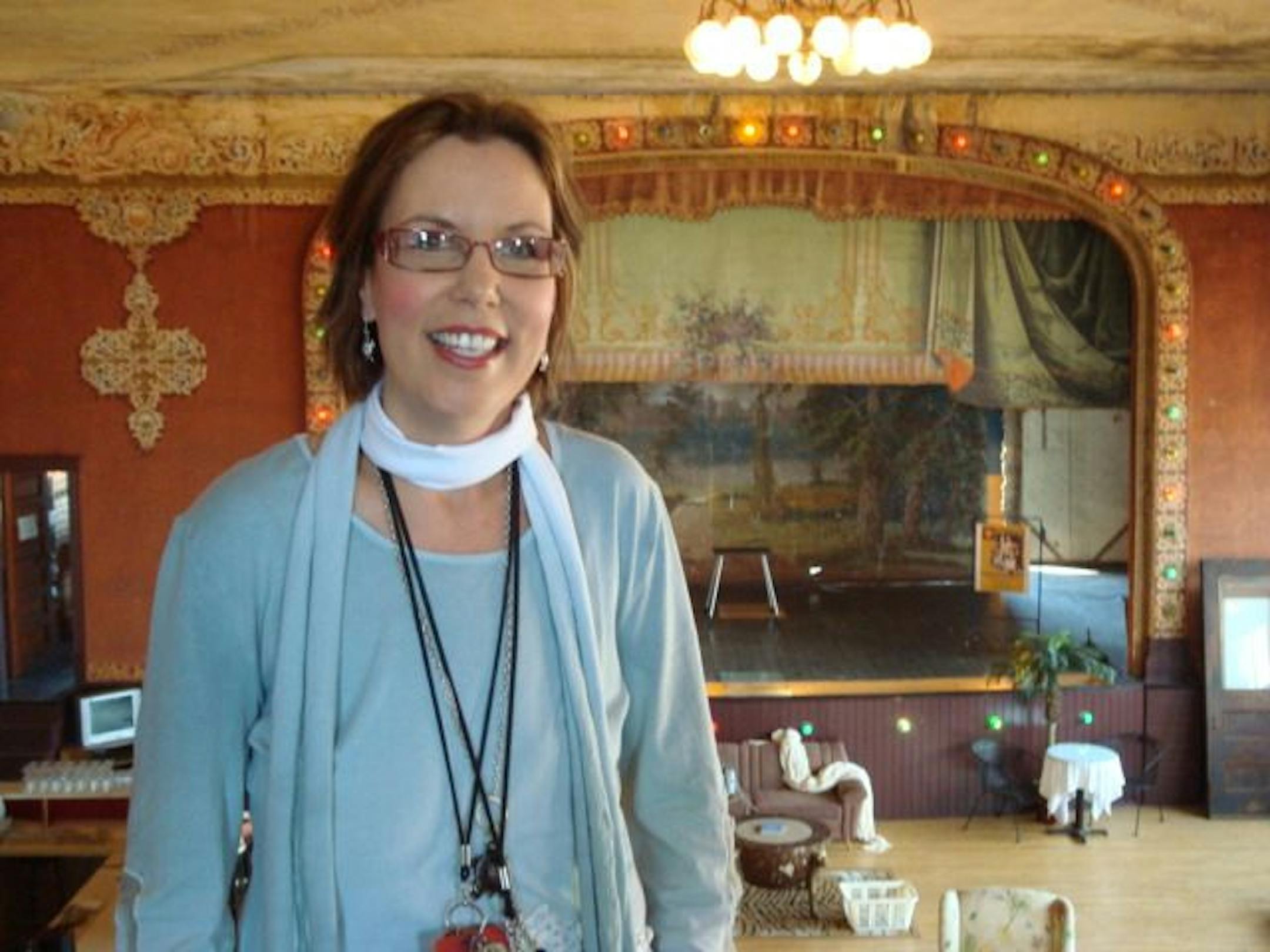 Colleen Donley had a one-year life expectancy when her cancer was diagnosed in 2002. With her brother she renovated the old opera house in Staples, Minn. Nine years later, they hope to sell it.