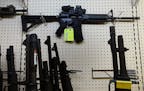On display at a gun shop in Wendell, N.C., an AR-15 assault rifle manufactured by Core15 Rifle Systems in Dec. 18, 2012. (Chuck Liddy/Raleigh News & O