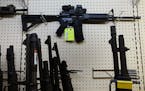 On display at a gun shop in Wendell, N.C., an AR-15 assault rifle manufactured by Core15 Rifle Systems in Dec. 18, 2012. (Chuck Liddy/Raleigh News & O