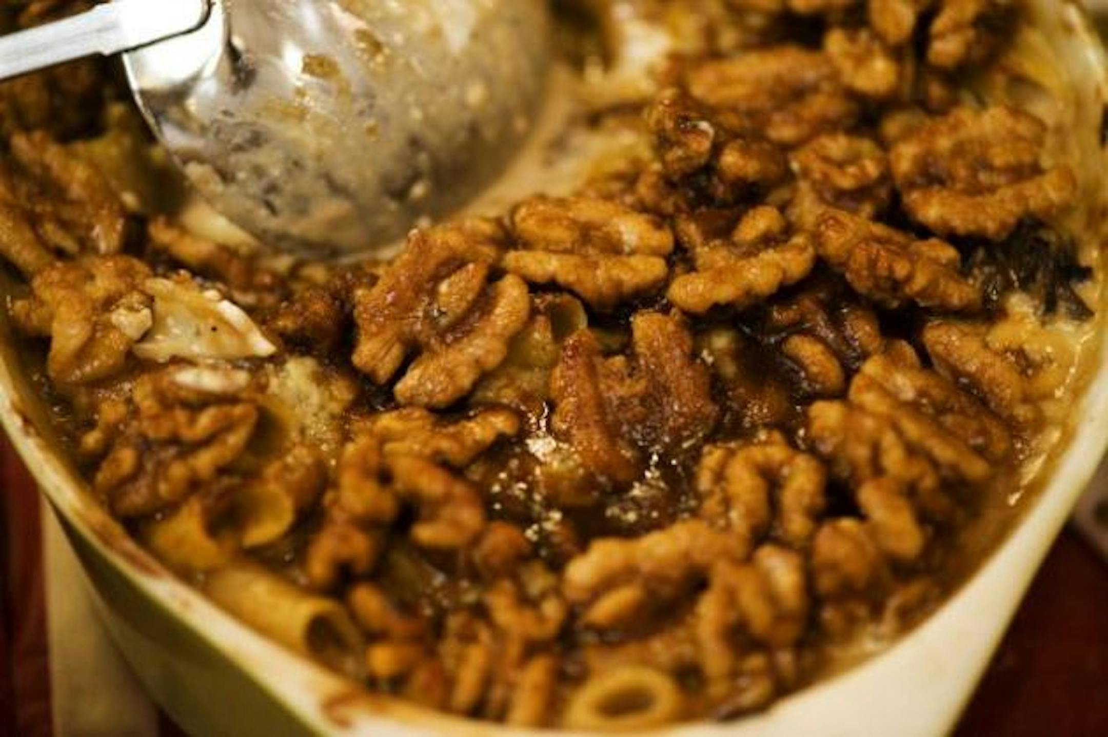 Hotdish with walnuts from the 2009 competition staff photo by David Brewster