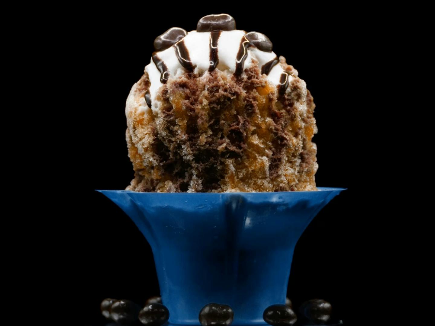 Mocha Madness Shave Ice from Minnesnowii Shave Ice.