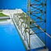 Planners want to restore the Stillwater Lift Bridge to its original green color, as this model shows, when it becomes a pedestrian and bicycle crossin