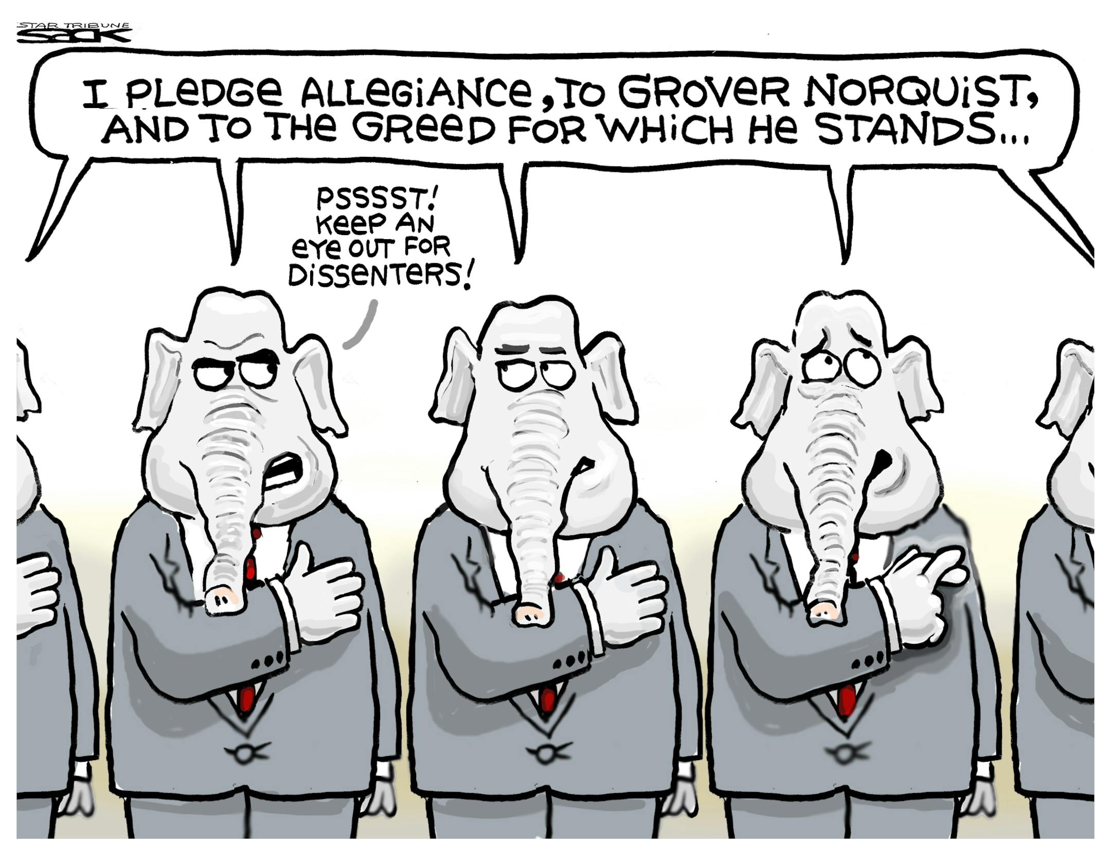 Steve Sack editorial cartoon for Nov. 28, 2012.