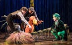 The Lorax — with puppeteers Meghan Kreidler, Rick Miller and H. Adam Harris — faces off against the Once-ler (Steven Epp) in "Dr. Seuss's The Lora