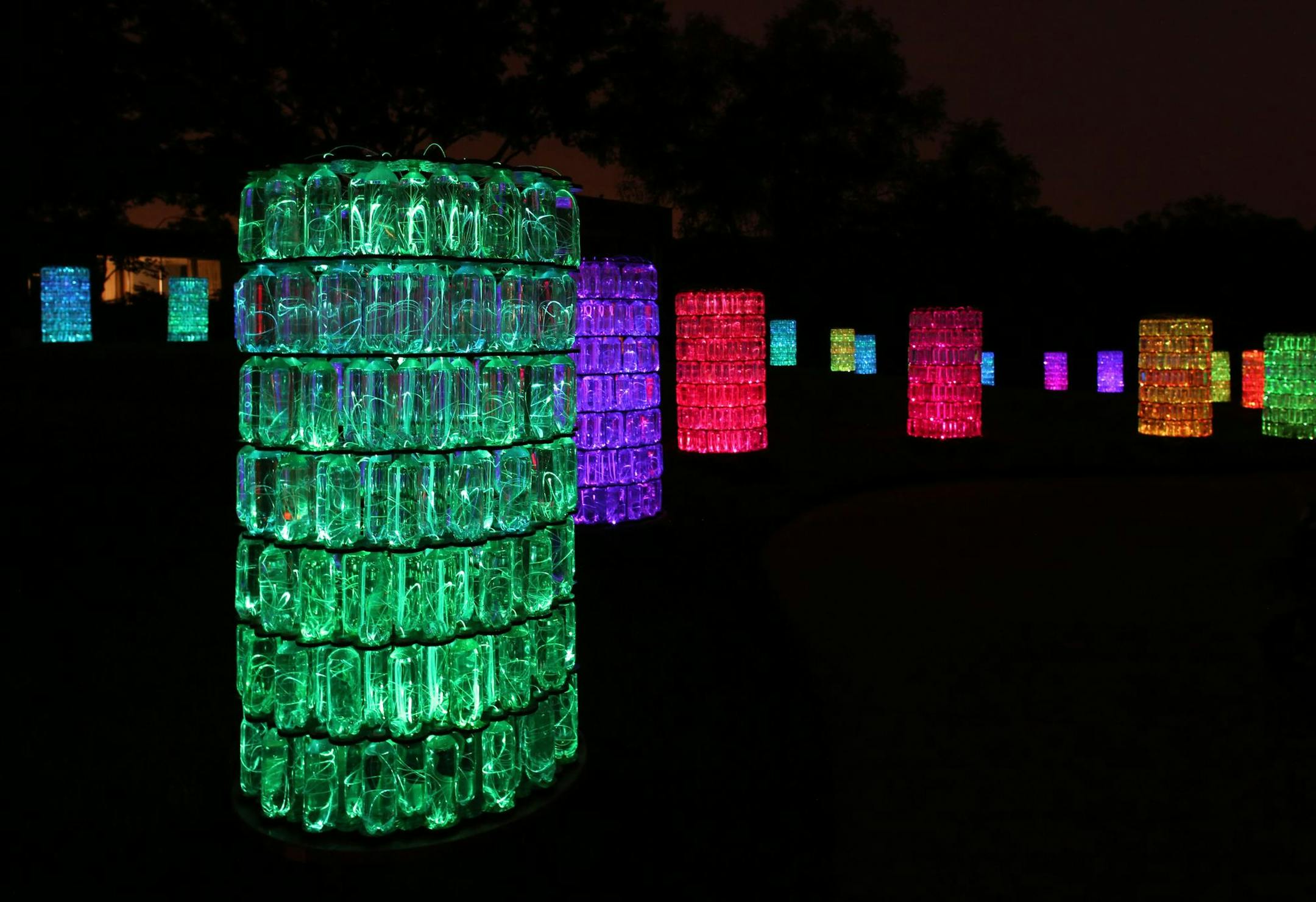 Bruce Munro: Winter Light at the Arboretum