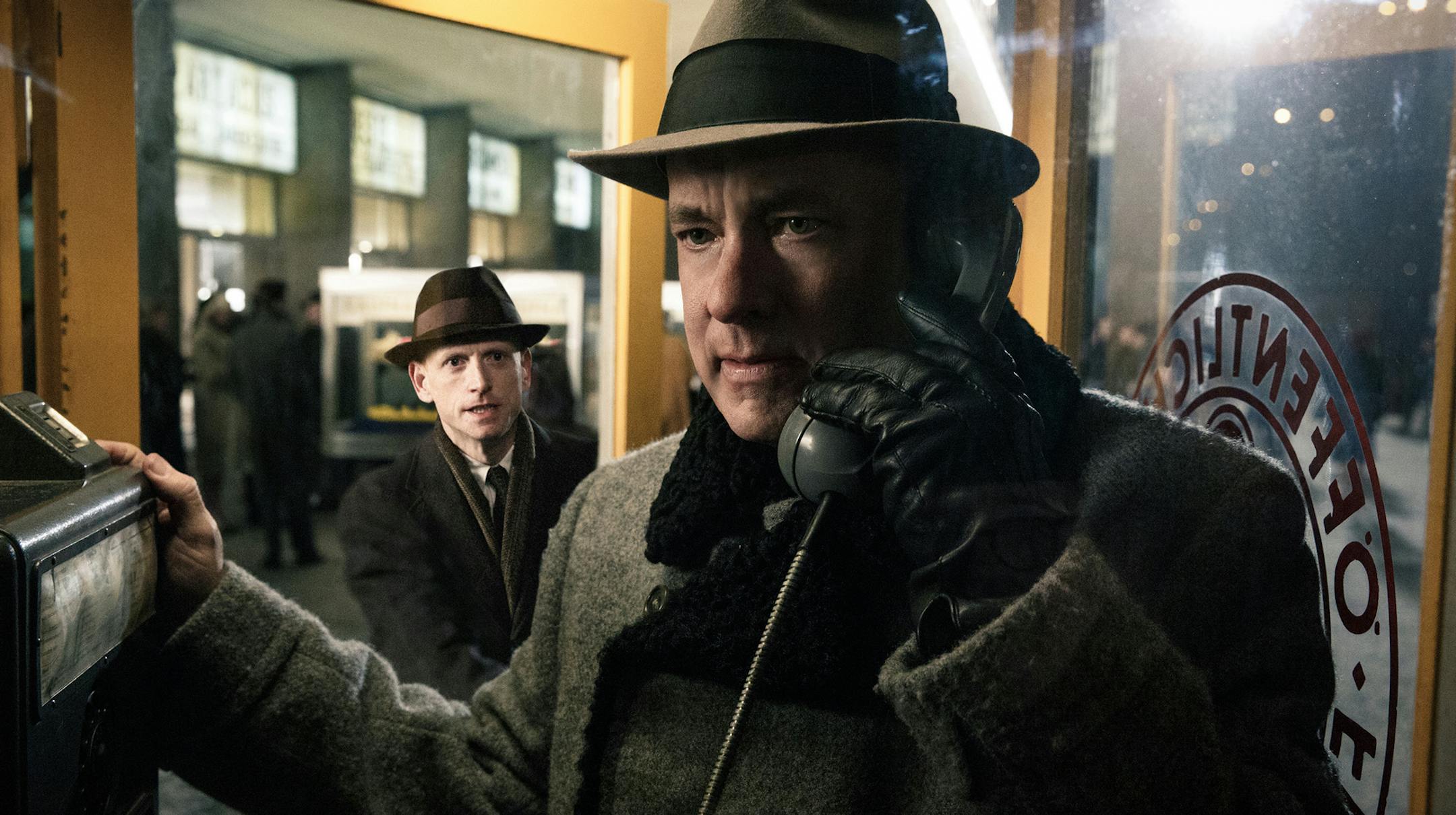 In this image released by Disney, Tom Hanks appears in a scene from "Bridge of Spies." (Jaap Buitendijk/DreamWorks Pictures/Fox 2000 PIctures via AP) ORG XMIT: MIN2015102213070038