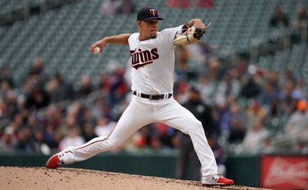 Twins pitcher Jose Berrios pitched seven innings of two-run ball while striking out five vs. the Astros on Thursday.