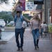 Abby Ryder Fortson, Alex Roe and Jessica Rothe in "Forever My Girl."
