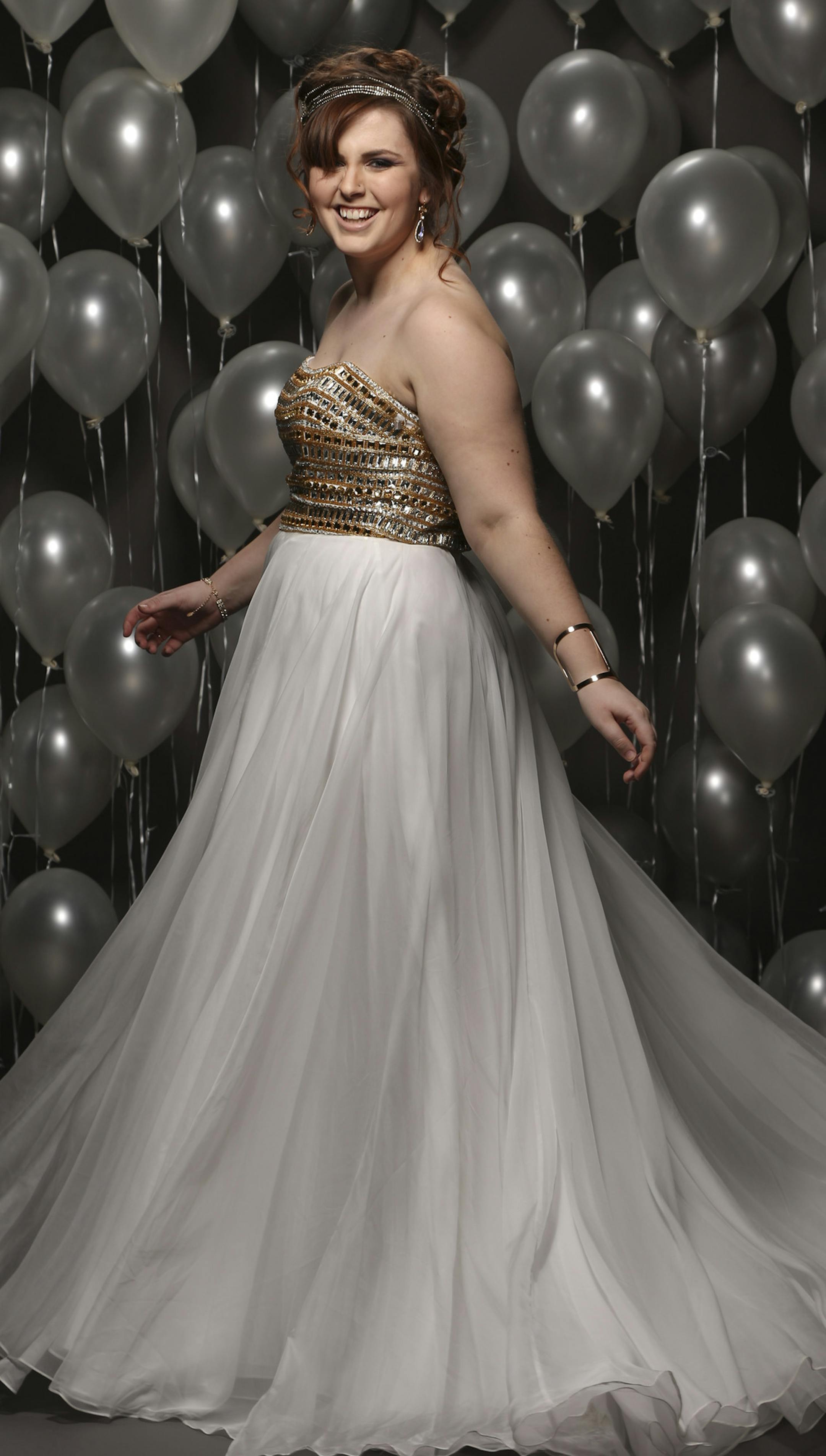 Sophie Heyman, a senior at St. Paul Central High School. ] JEFF WHEELER &#x201a;&#xc4;&#xa2; jeff.wheeler@startribune.com Prom looks that are variations on the theme, "What's old is new again." Photographed at the Mall of America on Tuesday evening, March 4, 2014. ] JEFF WHEELER &#x201a;&#xc4;&#xa2; jeff.wheeler@startribune.com