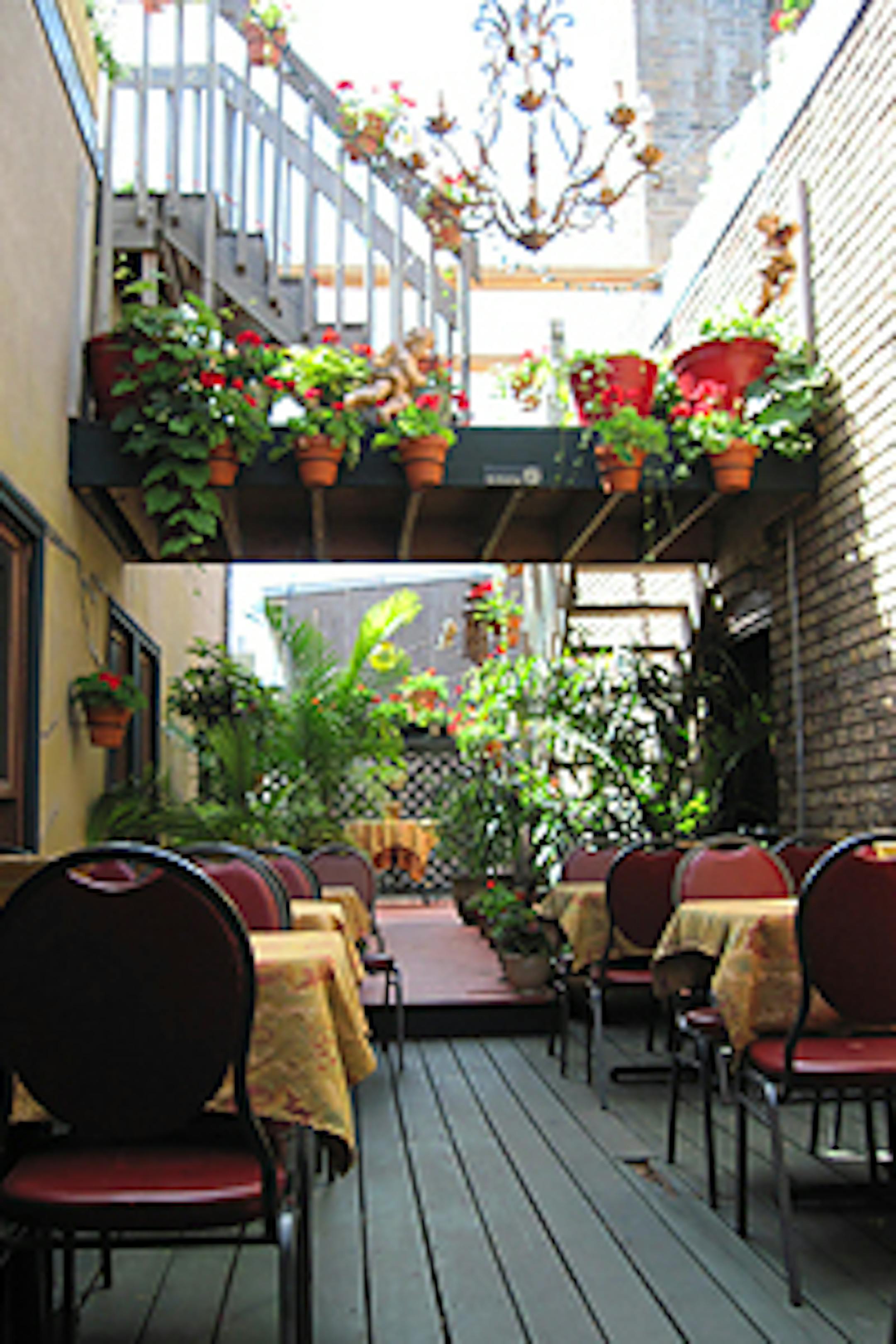 Loring Pasta Bar's rooftop patio