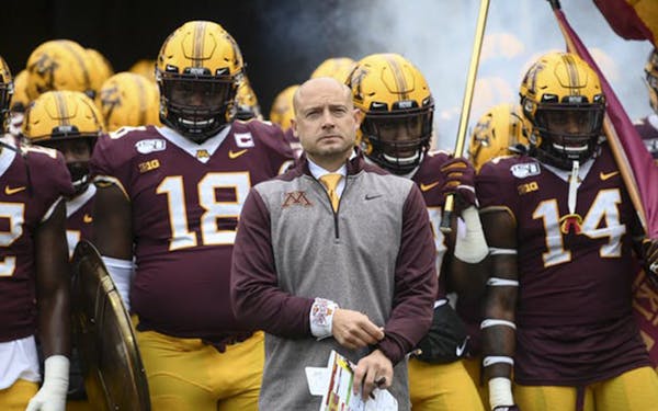 Minnesota coach P.J. Fleck has guided the Gophers to within a game of a berth in the Big Ten championship.