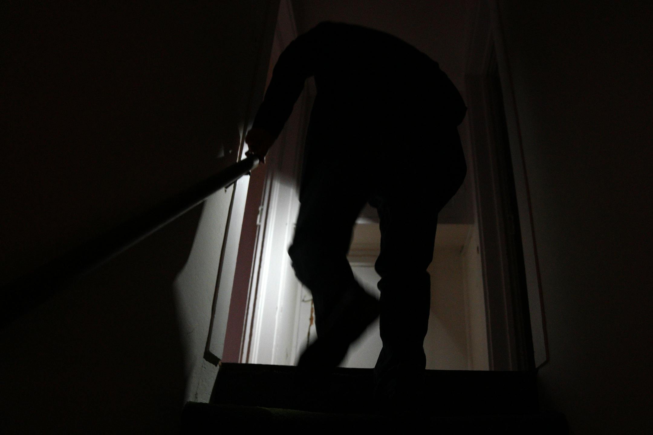 Dan Gustafson with the Heritage Preservation Board walked up the stairs to the second floor of the 1902 Section Foreman House, a possible candidate for the National Register of Historic Places where the railroad foreman used to live, Thursday in Wayzata.