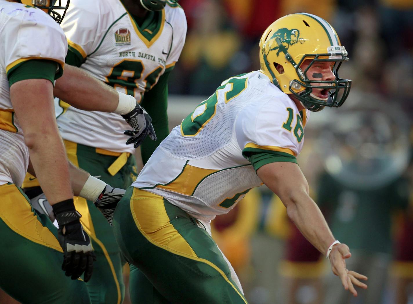 NDSU quarterback Brock Jensen (16)