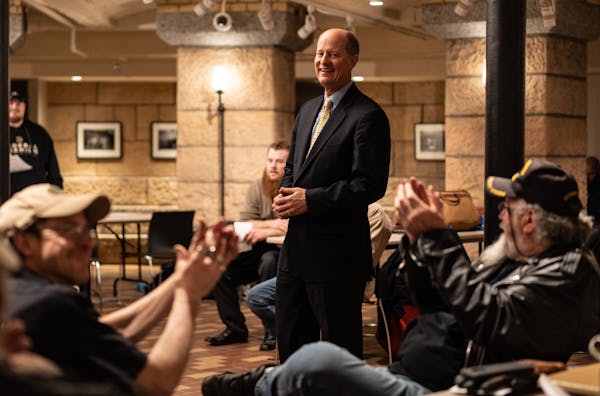 Senate majority leader Paul Gazelka met with members of the Minnesota Gun Owners Caucus, encouraging them to form coalitions and relationships in subu