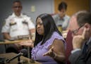 Valerie Castile, mother of Philando Castile, spoke passionately before the Board of Peace Officer Standards and Training (POST), during a vote from a 