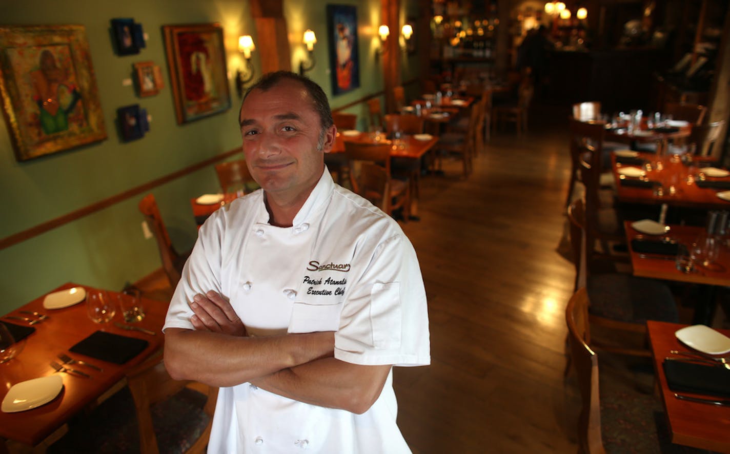 Chef Patrick Atanalian in Sanctuary in 2014.