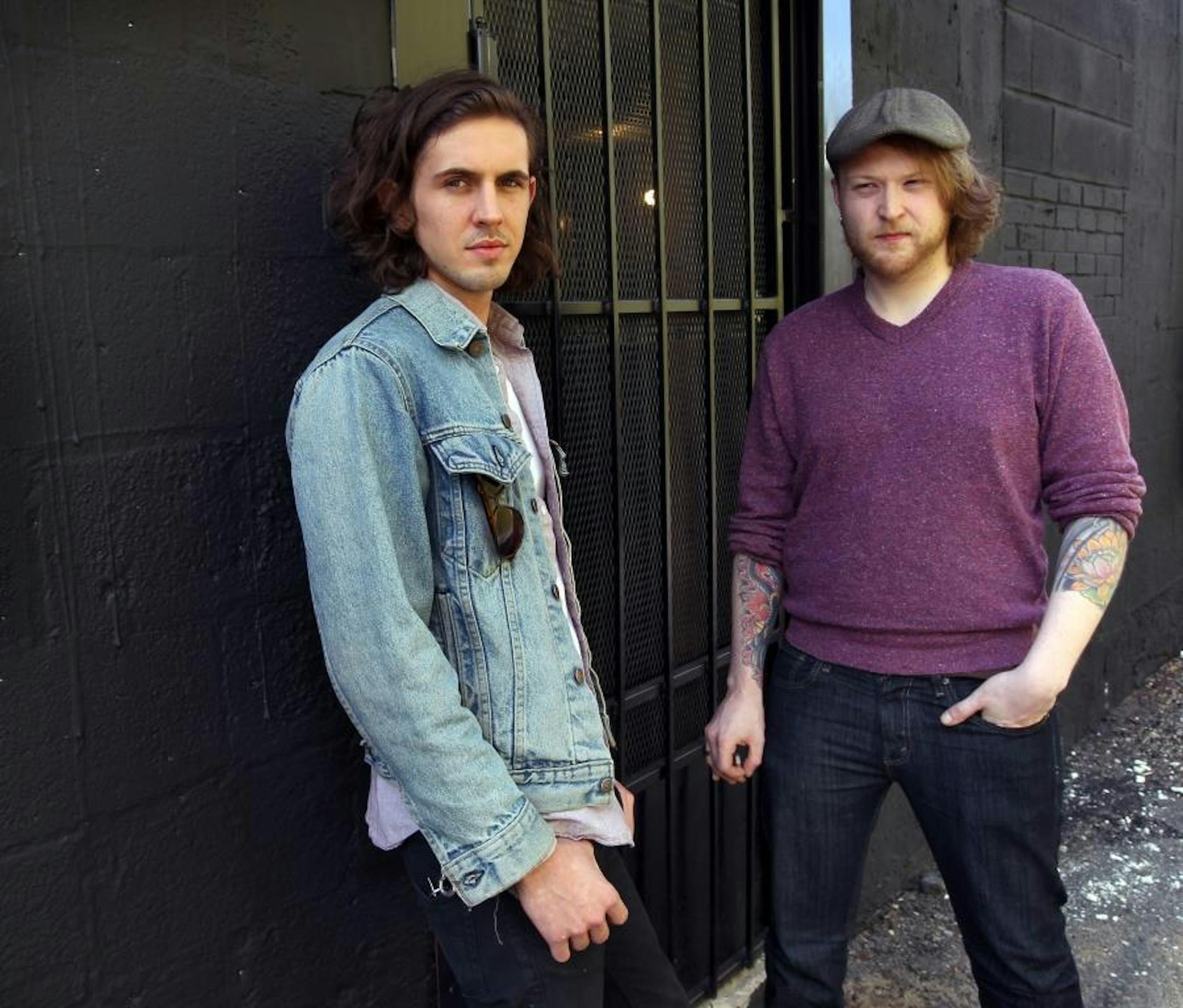 Hard-rock duo Bloodnstuff (Dylan Gouert, left, and Ed Holmberg) are back in action for Art-a-Whirl.