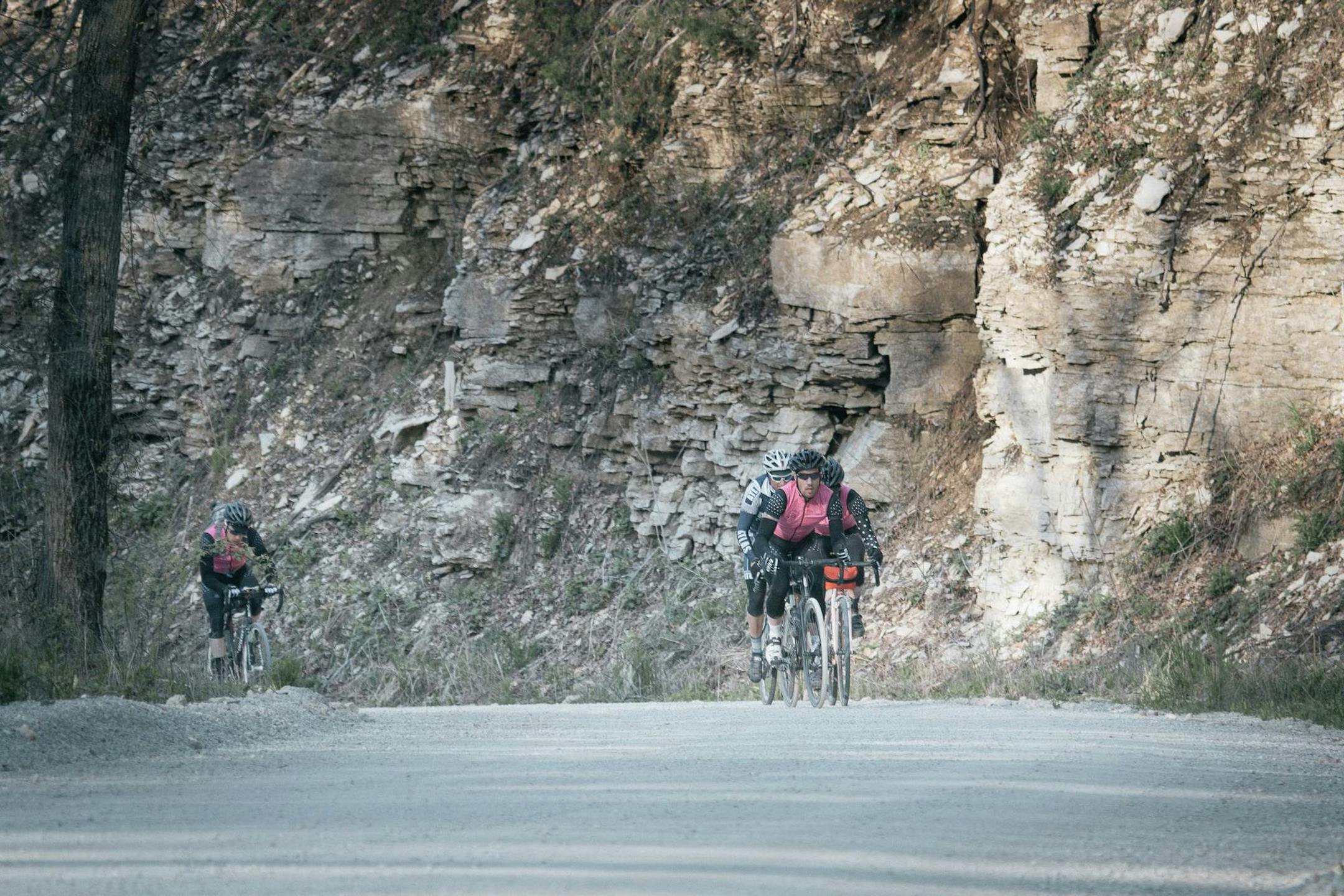 The Almanzo bike race takes bikers along bluffs and fields around Spring Valley, Minn.