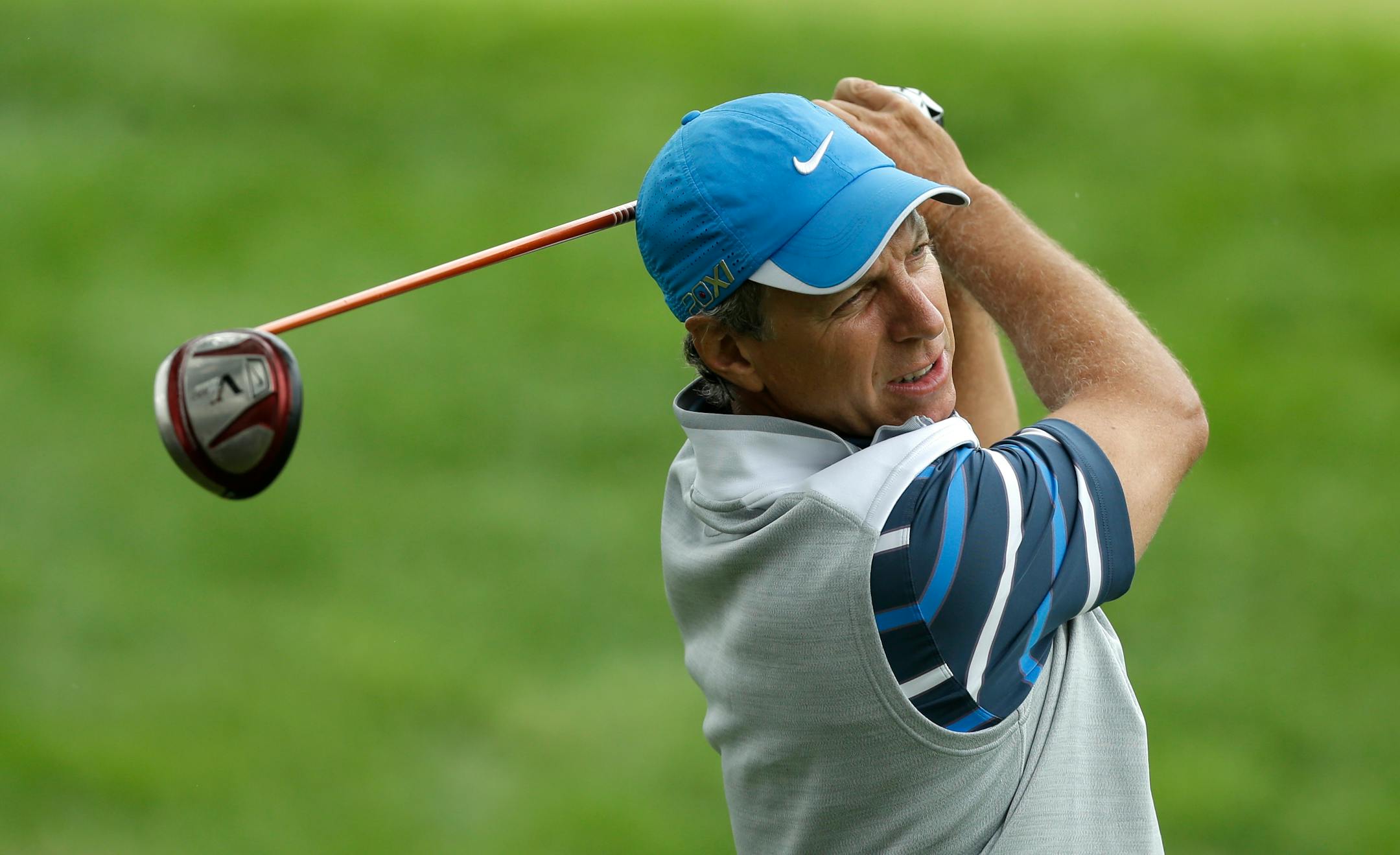 Bobby Clampett, shown during the Principal Charity Classic in Des Moines in June, will make his ninth Champions Tour start of the year in the 3M Championship this week.