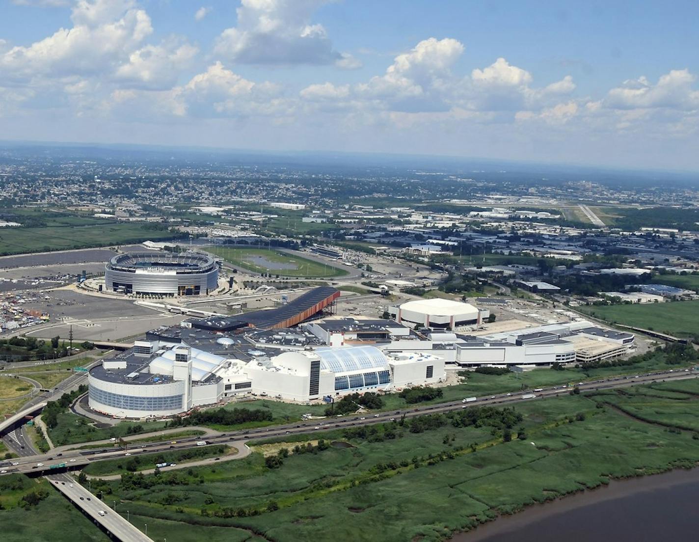 The American Dream mall, which will be smaller than the Mall of America, will have a Nickelodeon amusement park, a 16-story ski slope and an observation wheel facing New York City. But the project is leveraging the Bloomington mall to secure the loan.