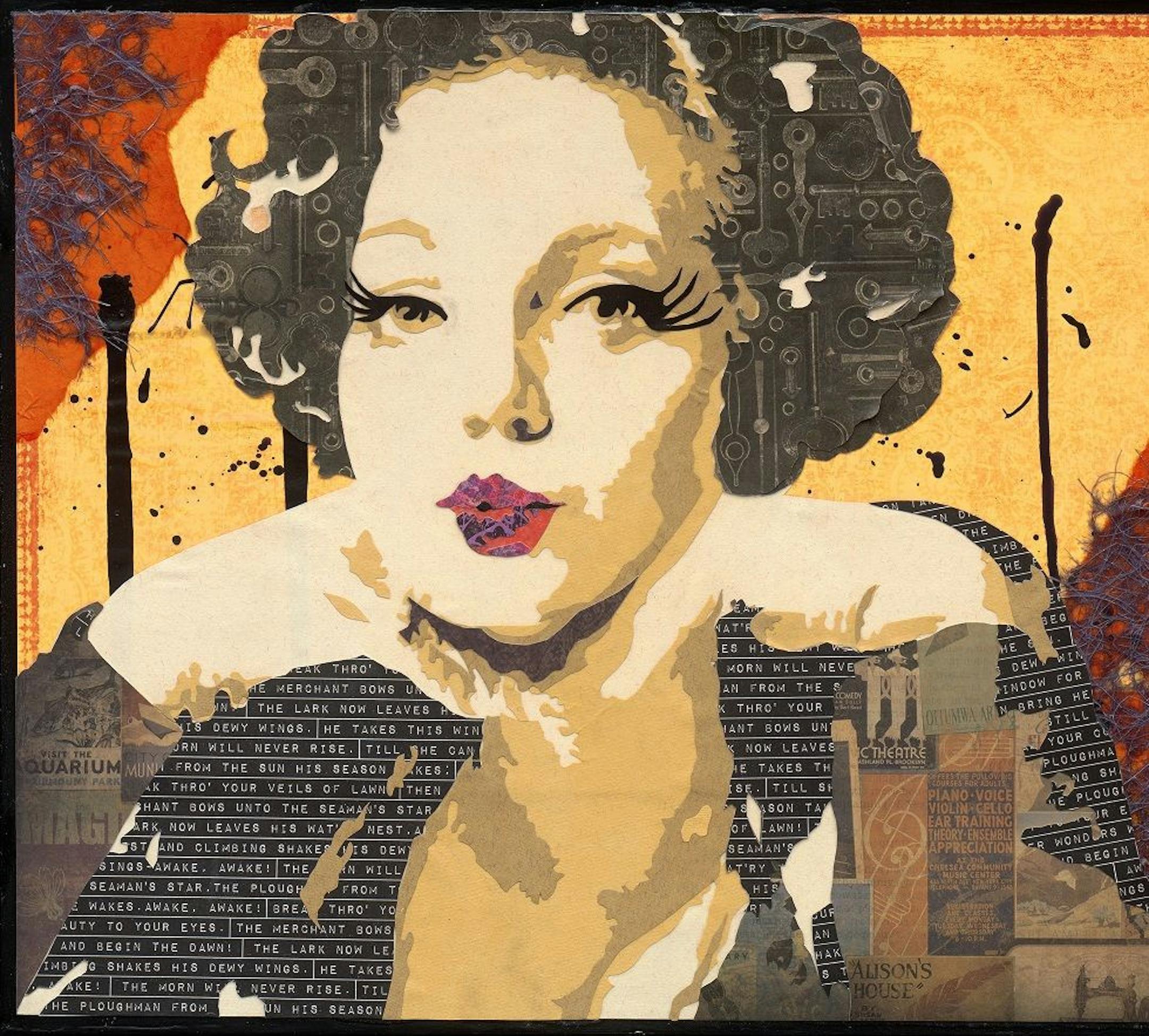 Collage work by featured artist Kristi Abbott at the Edina Art Fair, June 5 to 7. Provided